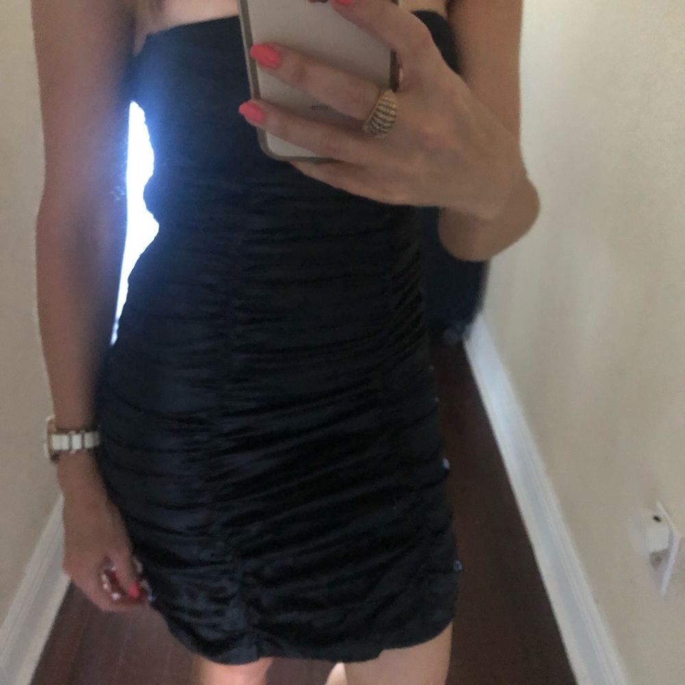 Express black mini dress